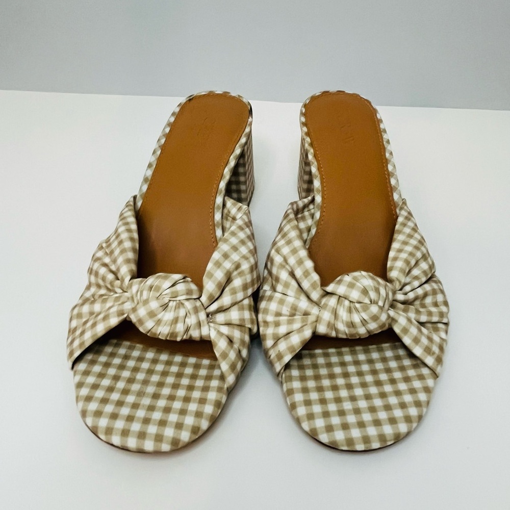 J CREW CHUNKY HEEL